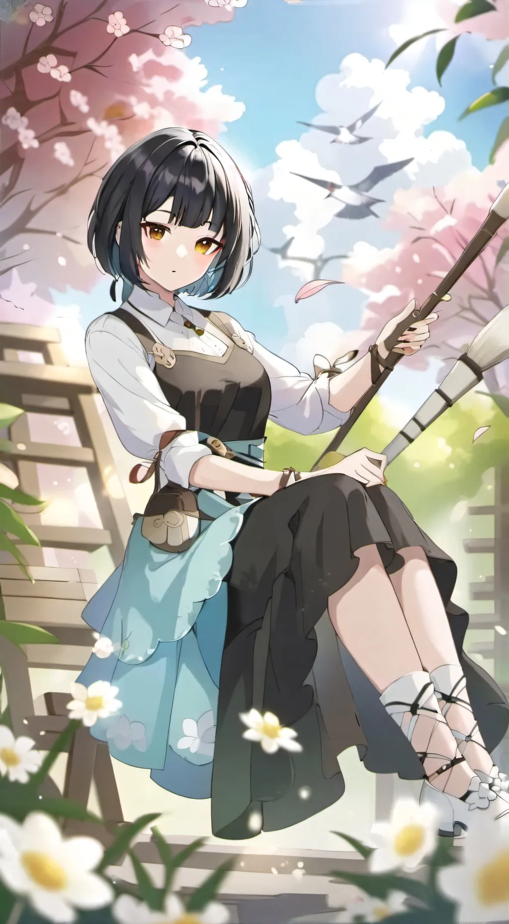 ai character: tu novia background