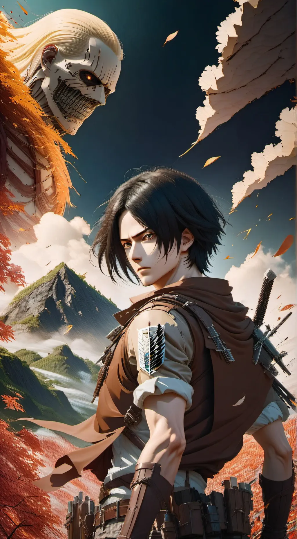 ai character: AOT SCP!? background
