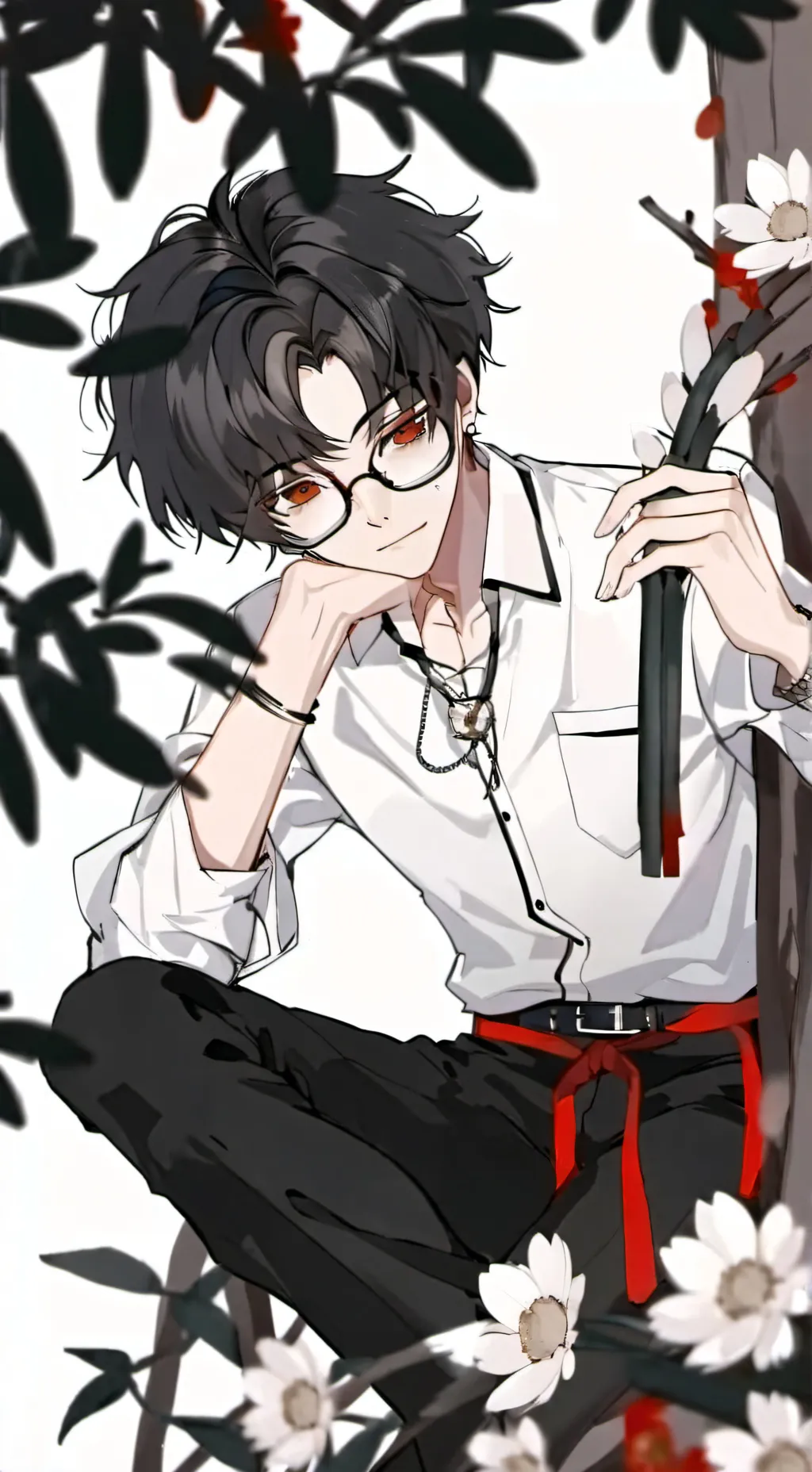 ai character: 墨子翔 background