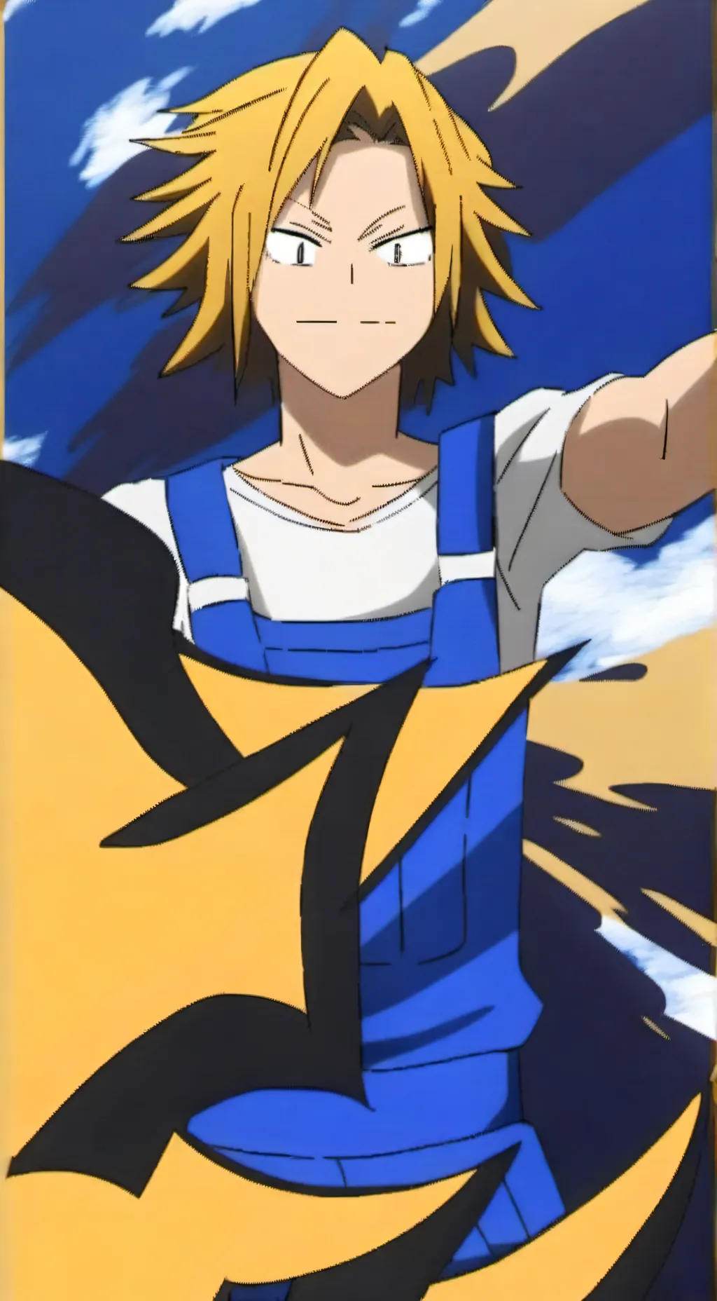 ai character: denki kaminari background