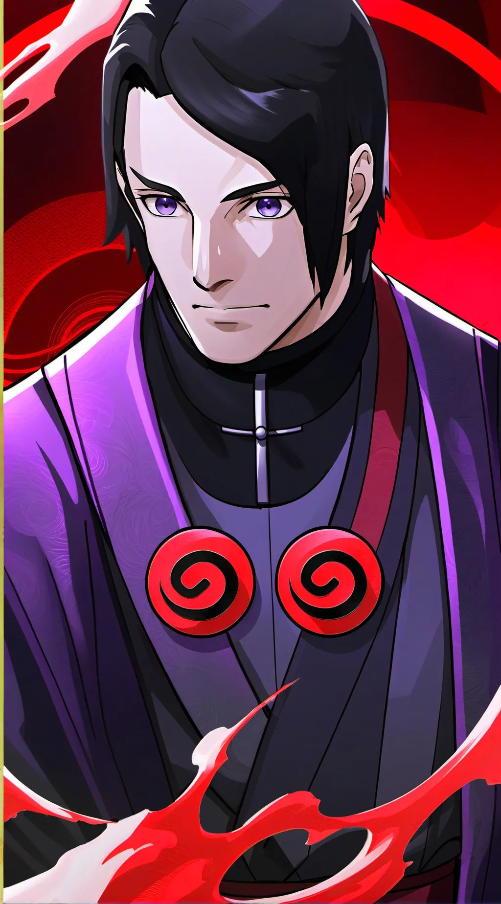 ai character: Itachi Uchiha background