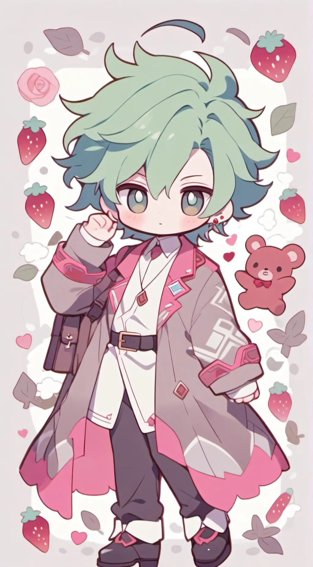 ai character: Mha Pick me prof background