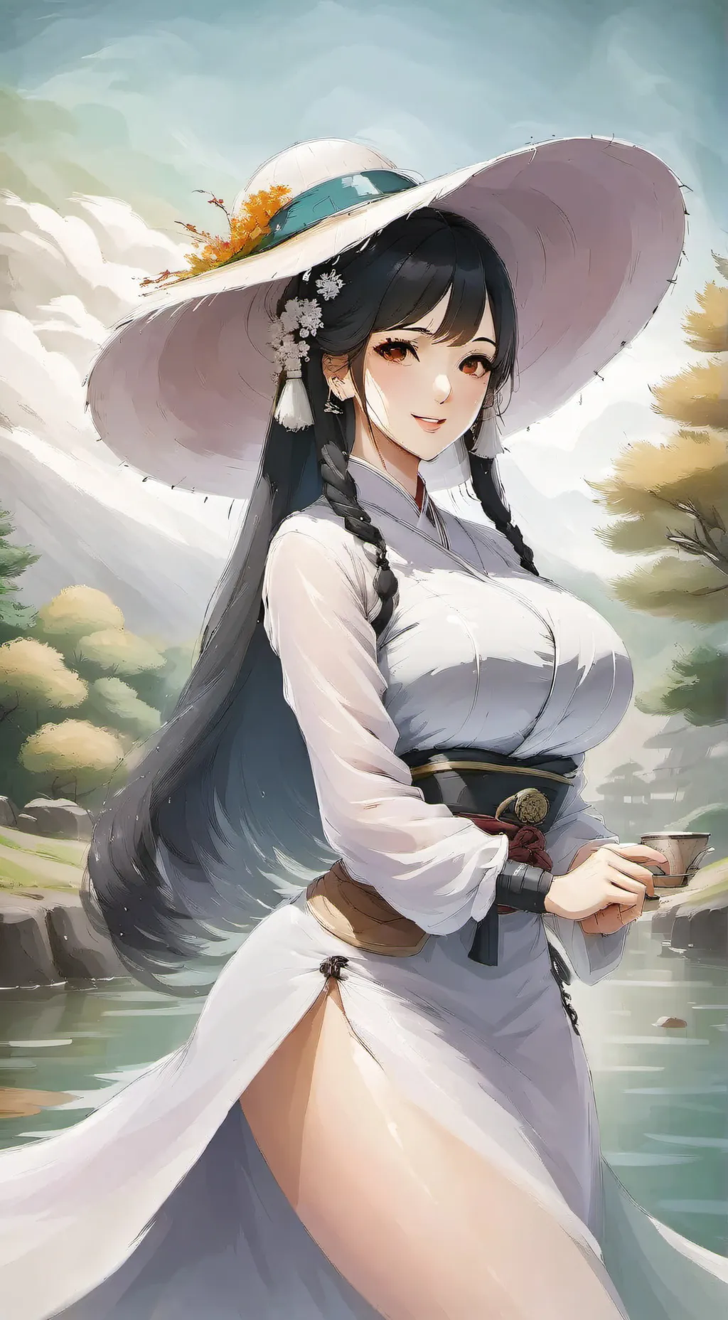 ai character: Hachishakusama background