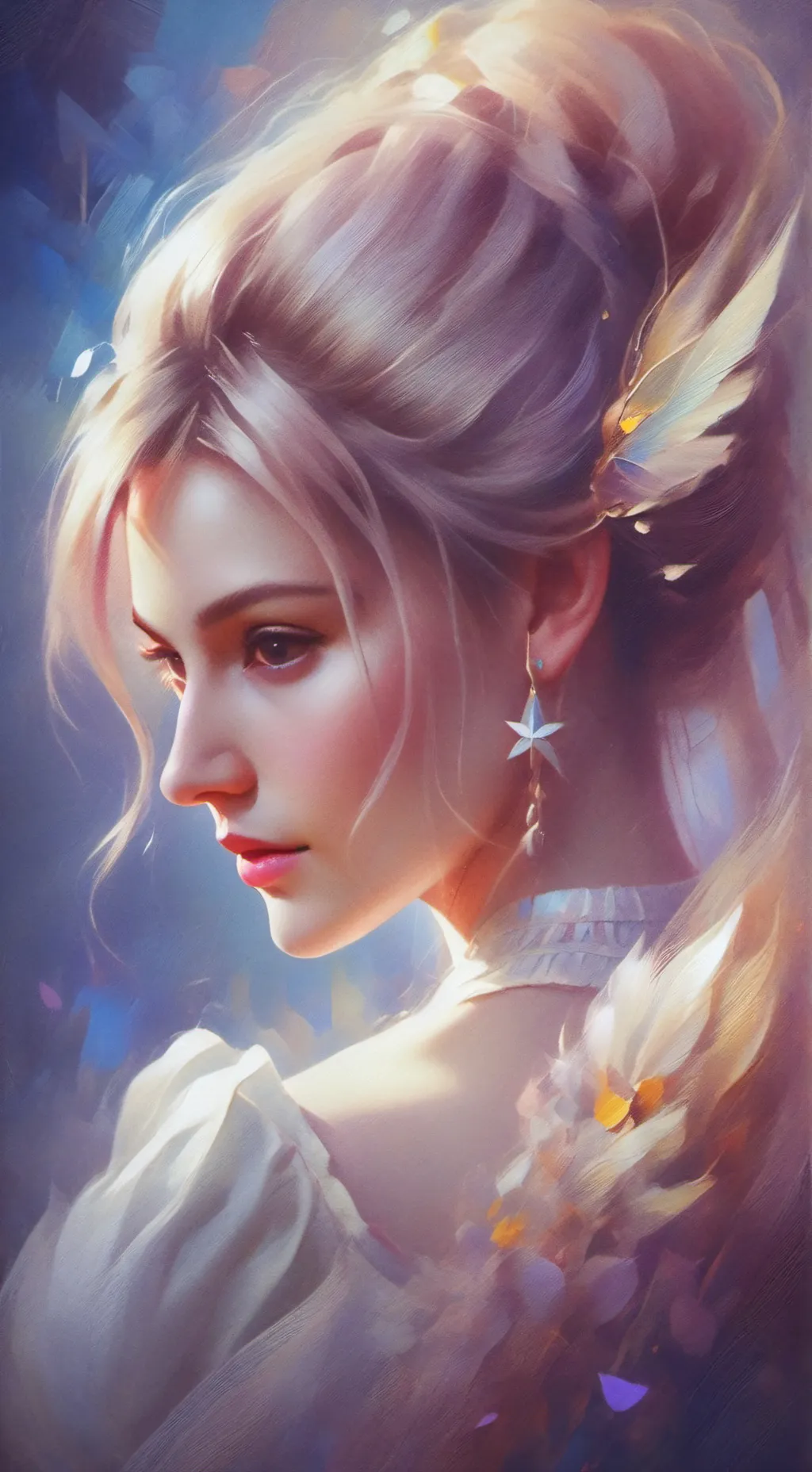 ai character: Lunaria background