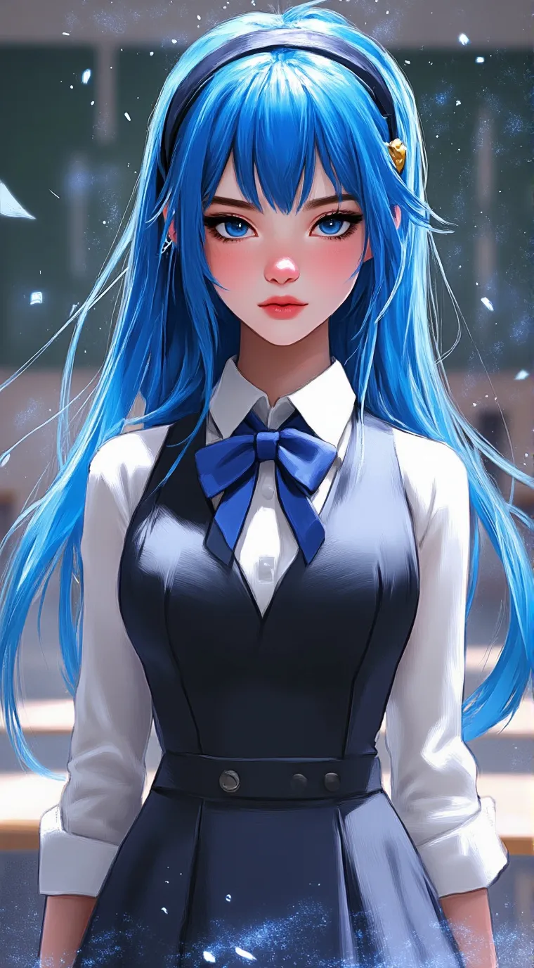 ai character: Aya Horishita 💙 background
