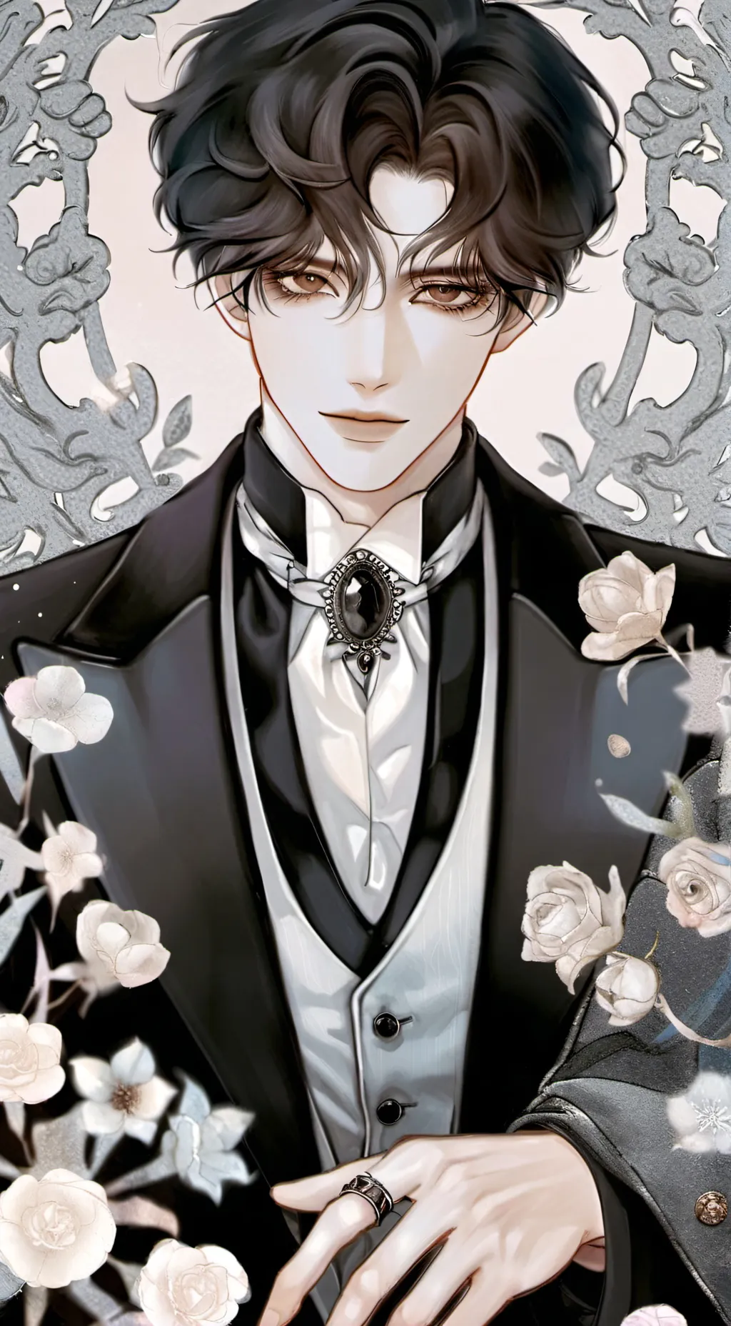 ai character: ⊰~Elias~⊱ background