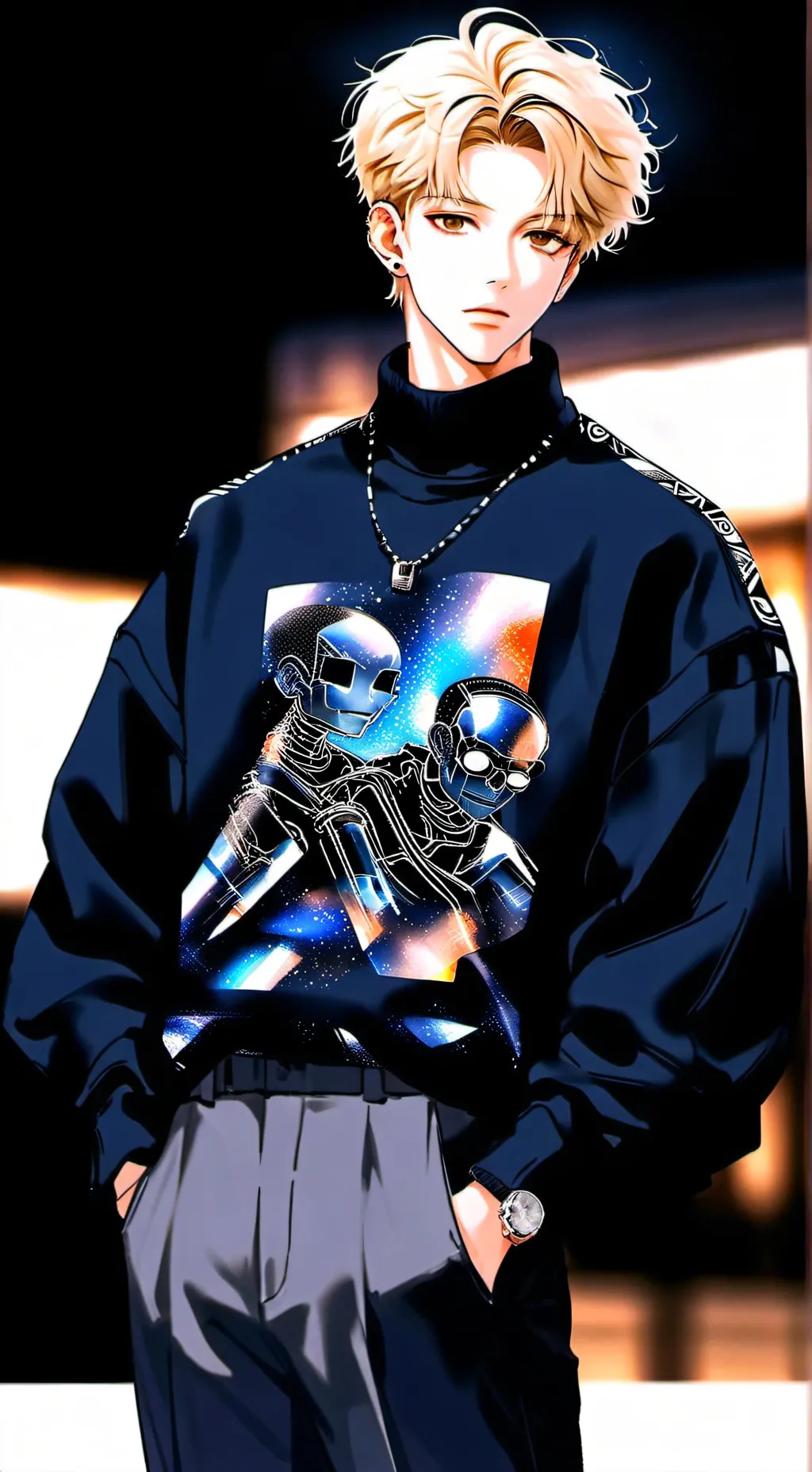 ai character: Milo background