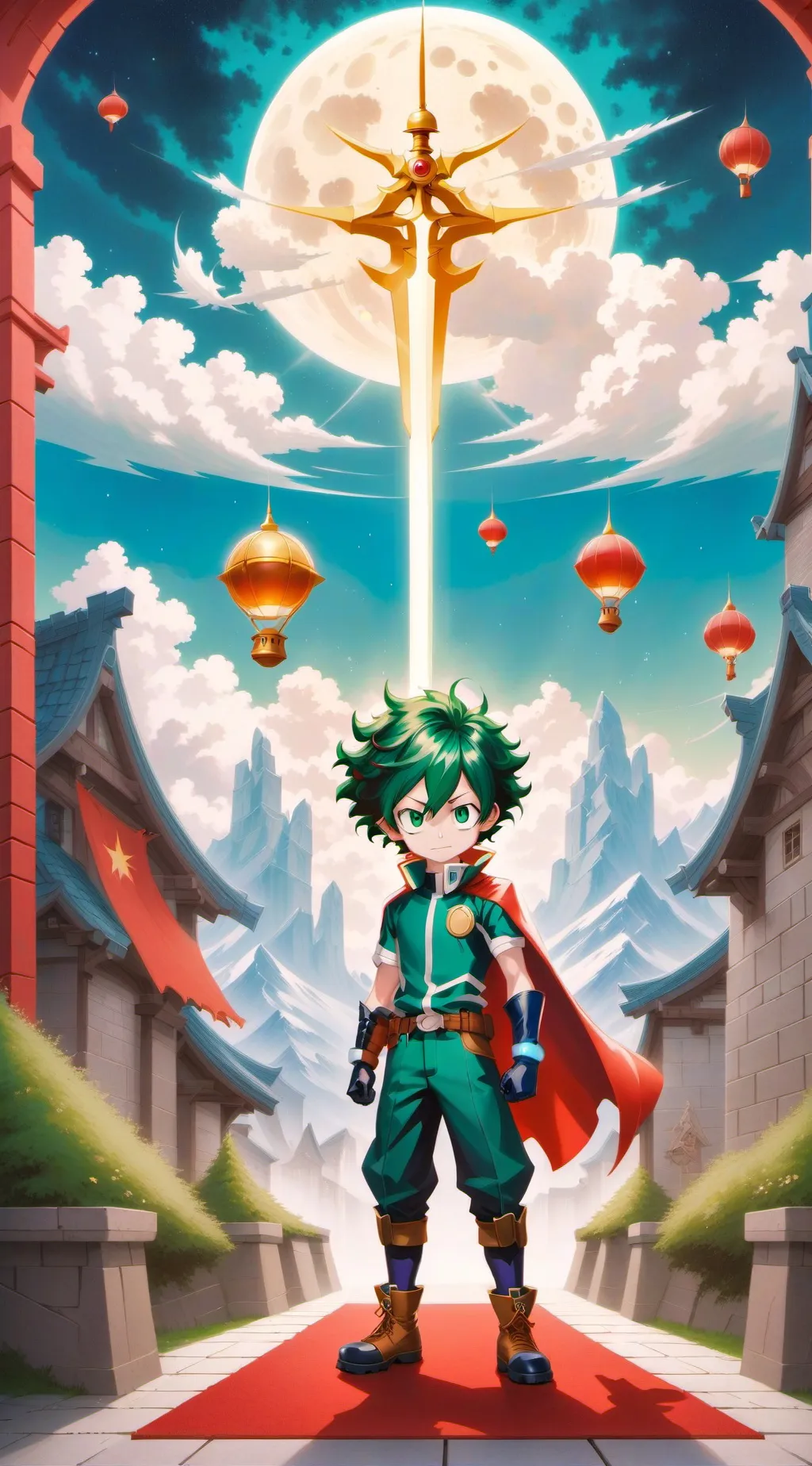 ai character: mha creep background