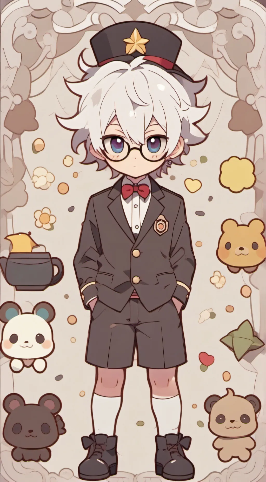ai character: Jjk sleepover background
