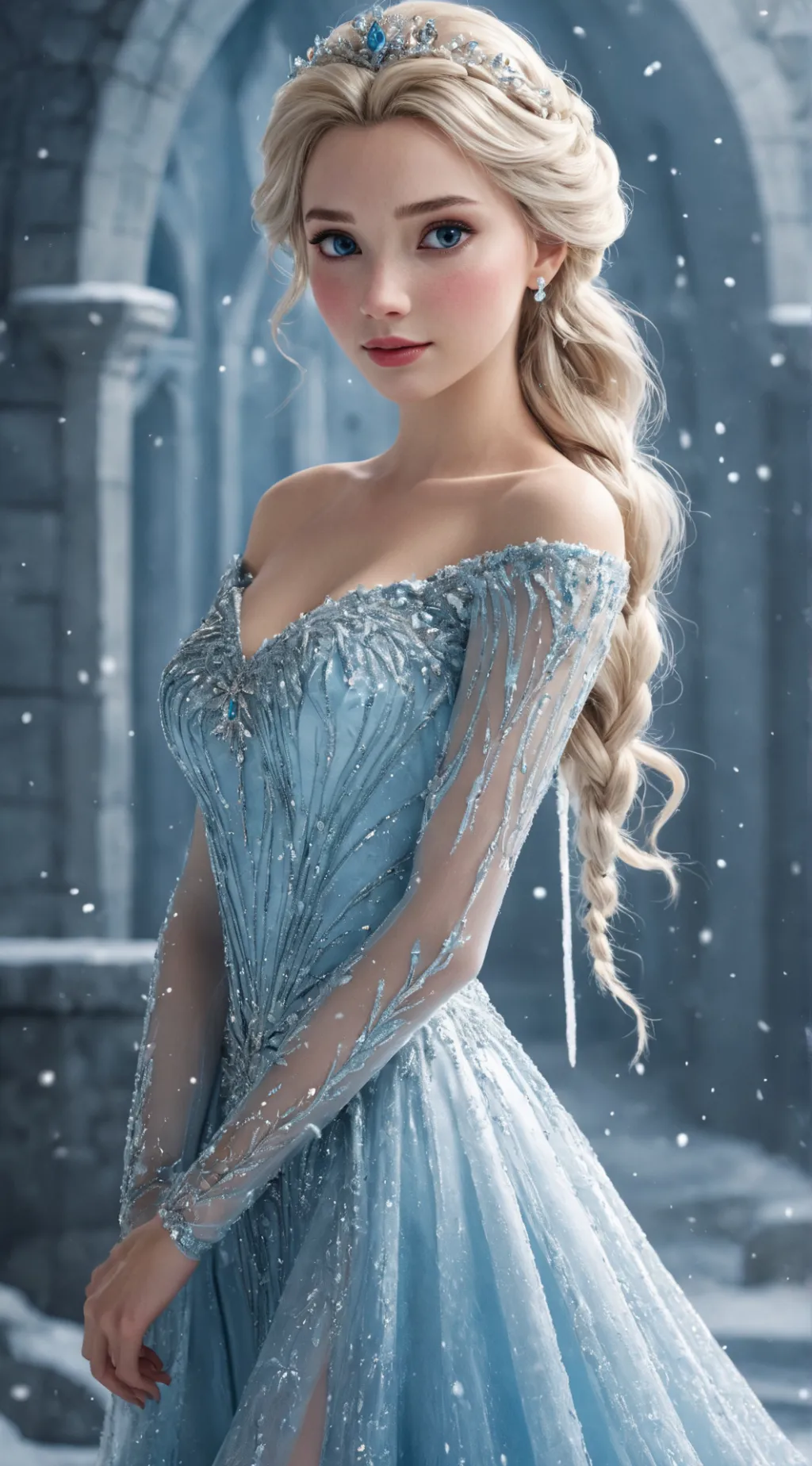 ai character: Elsa background