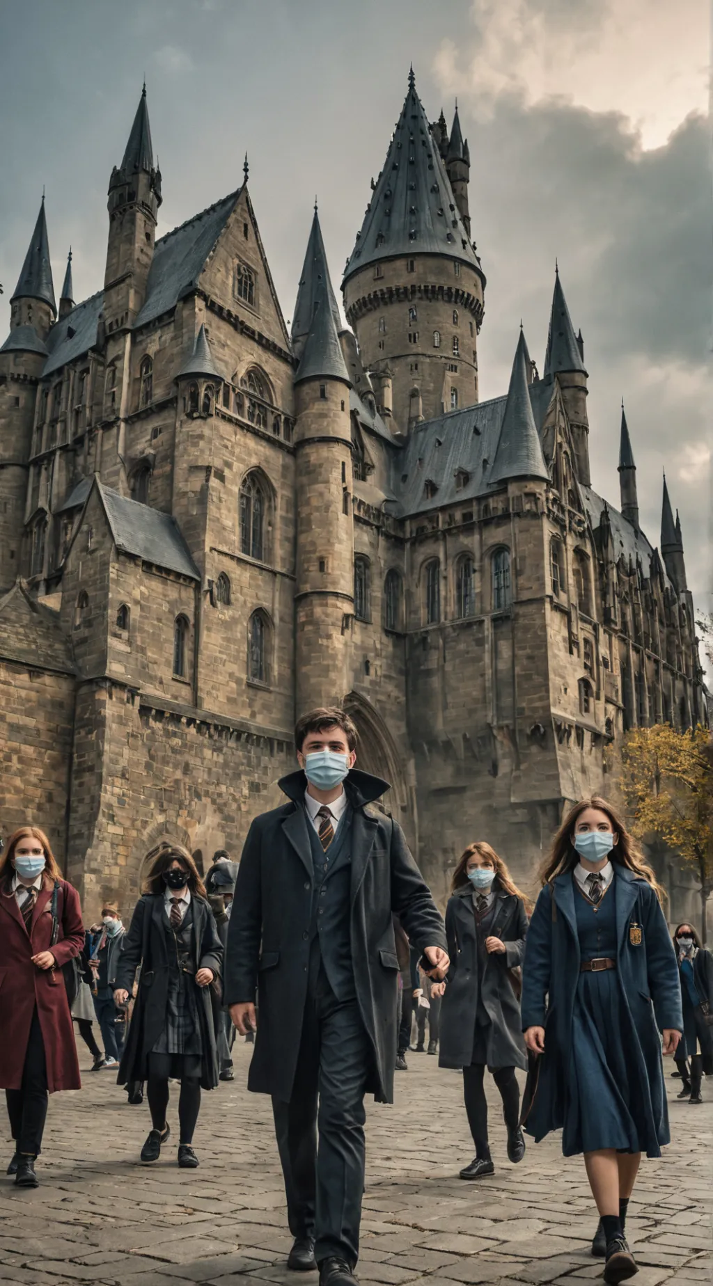 ai character: HOGWARTS IN 2020 background