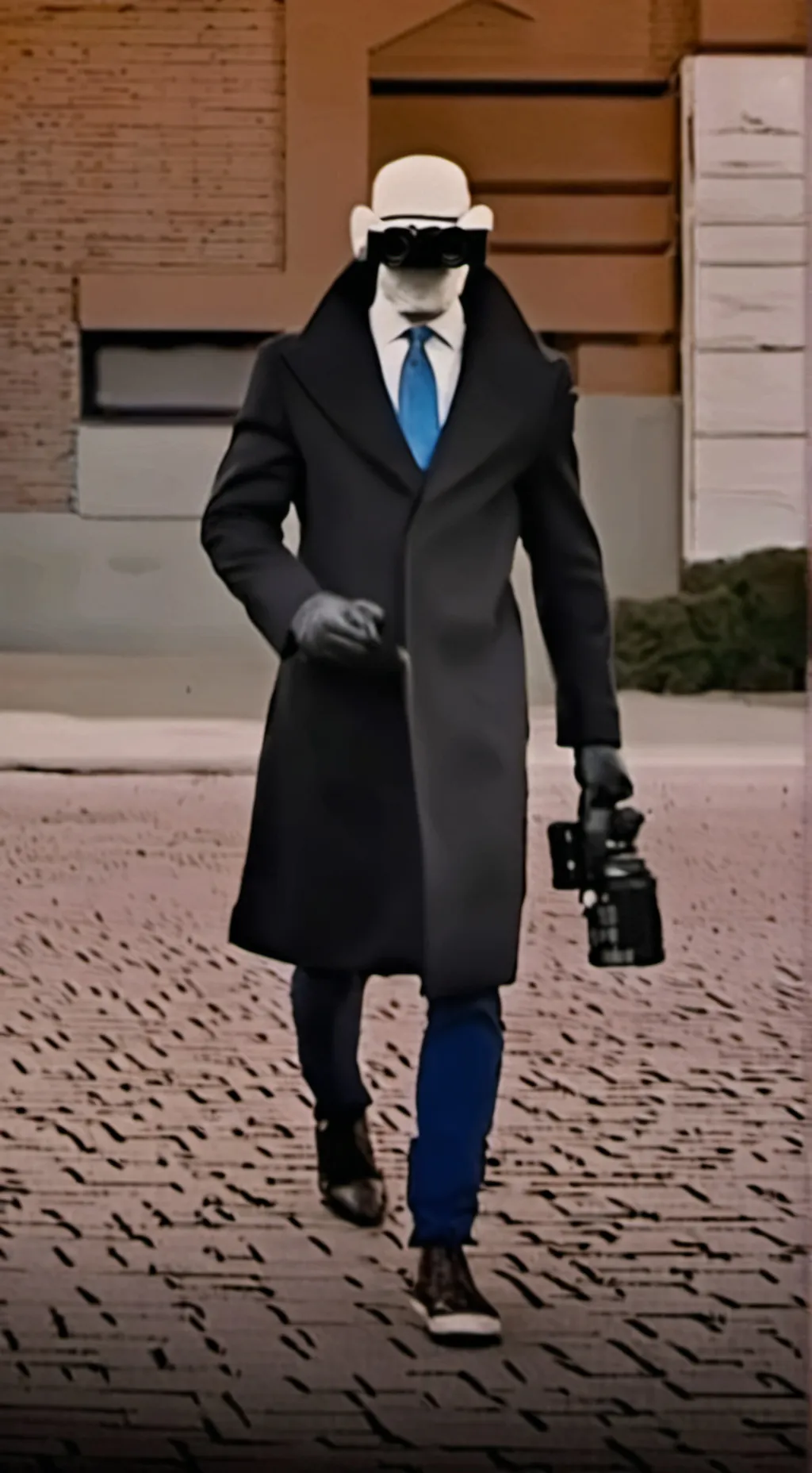 ai character: cameraman background