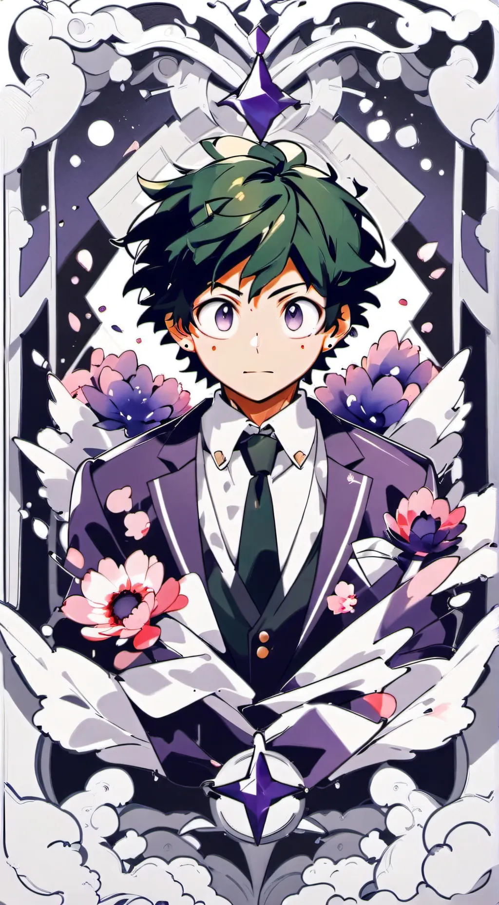 ai character: Deku  MHA background