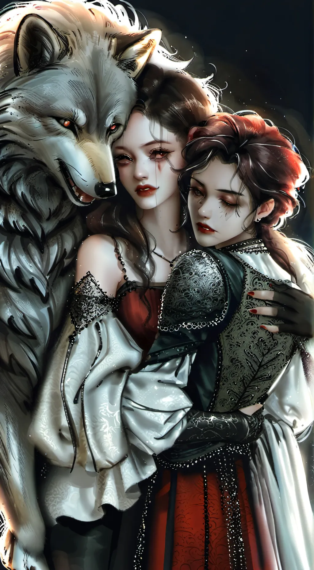 ai character: Elizabeth & Alice background