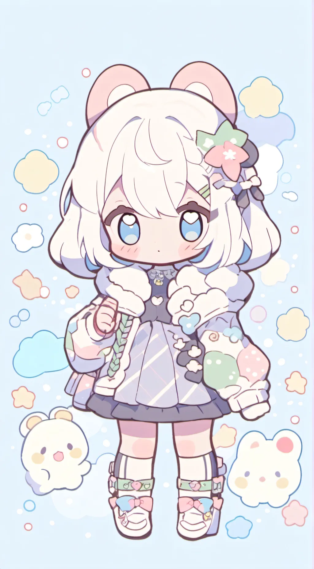 ai character: baby background