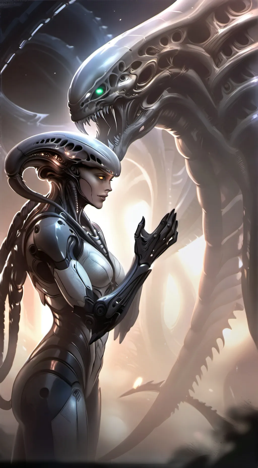 ai character: XM-056 aka "Xenia" background