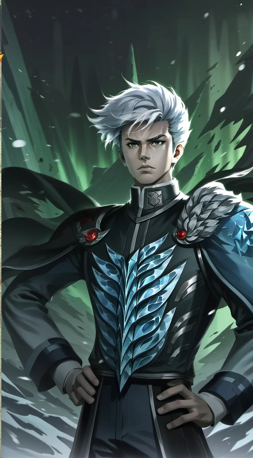 ai character: Todoroki Shoto background