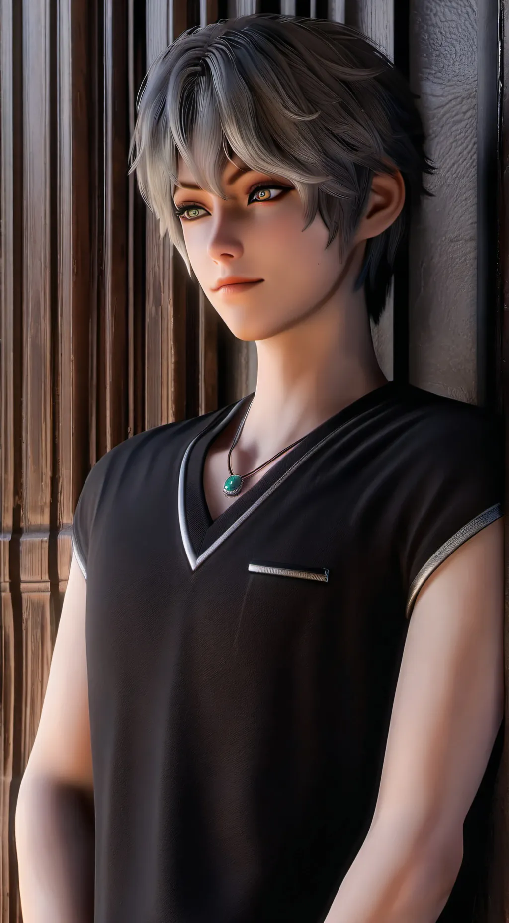 ai character: Кристиан  background