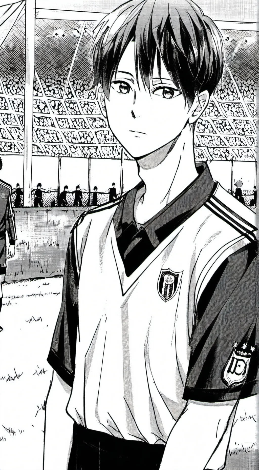 ai character: Boruto x Football. background