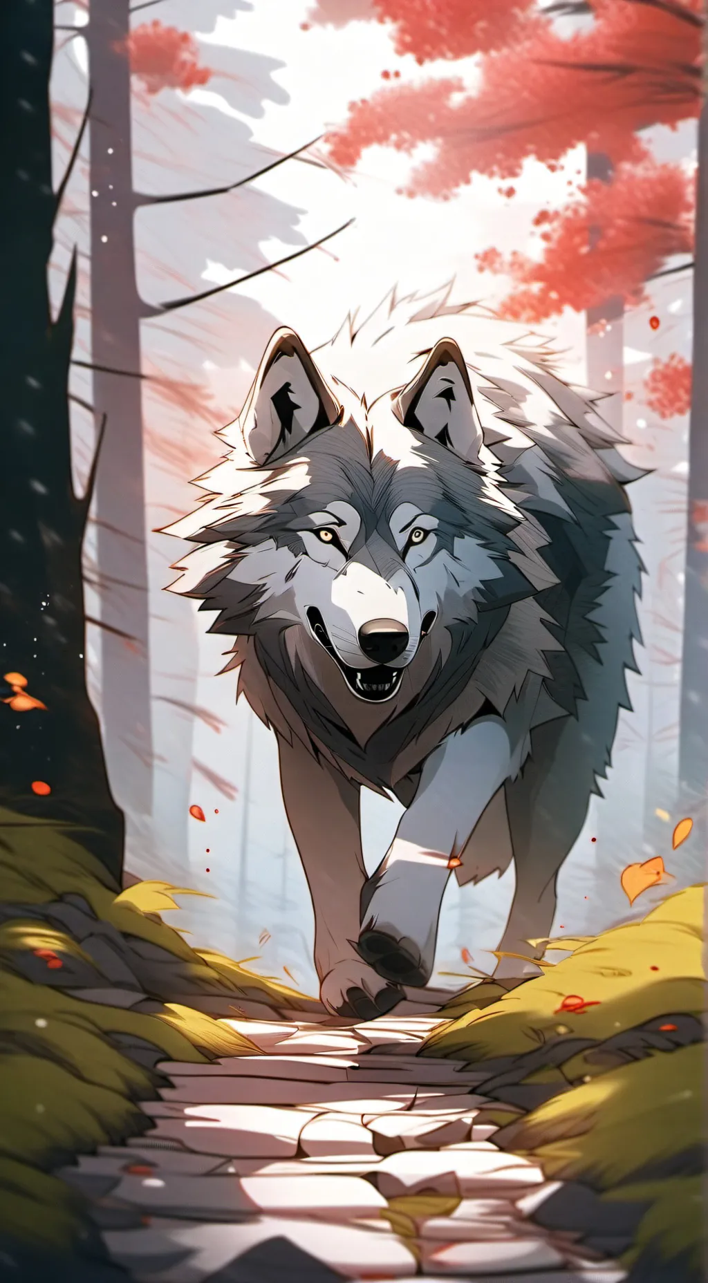 ai character: Wolf background