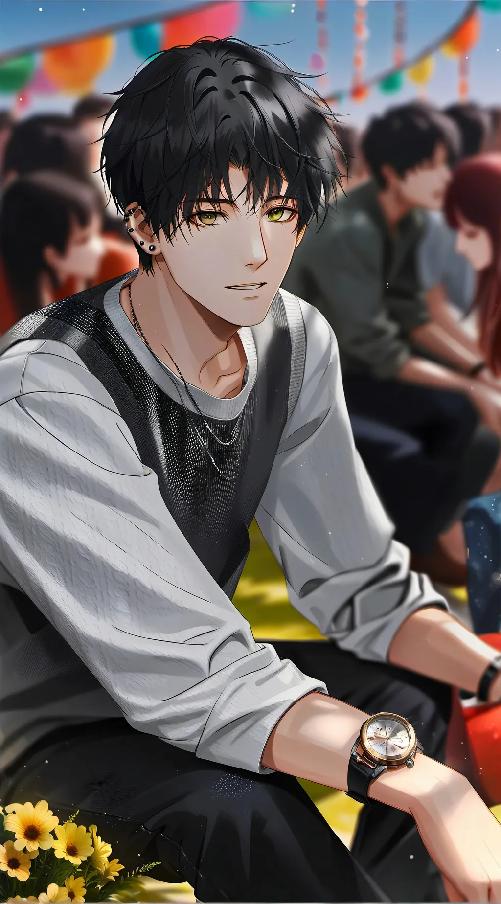 ai character: Mysteriöse fremder background