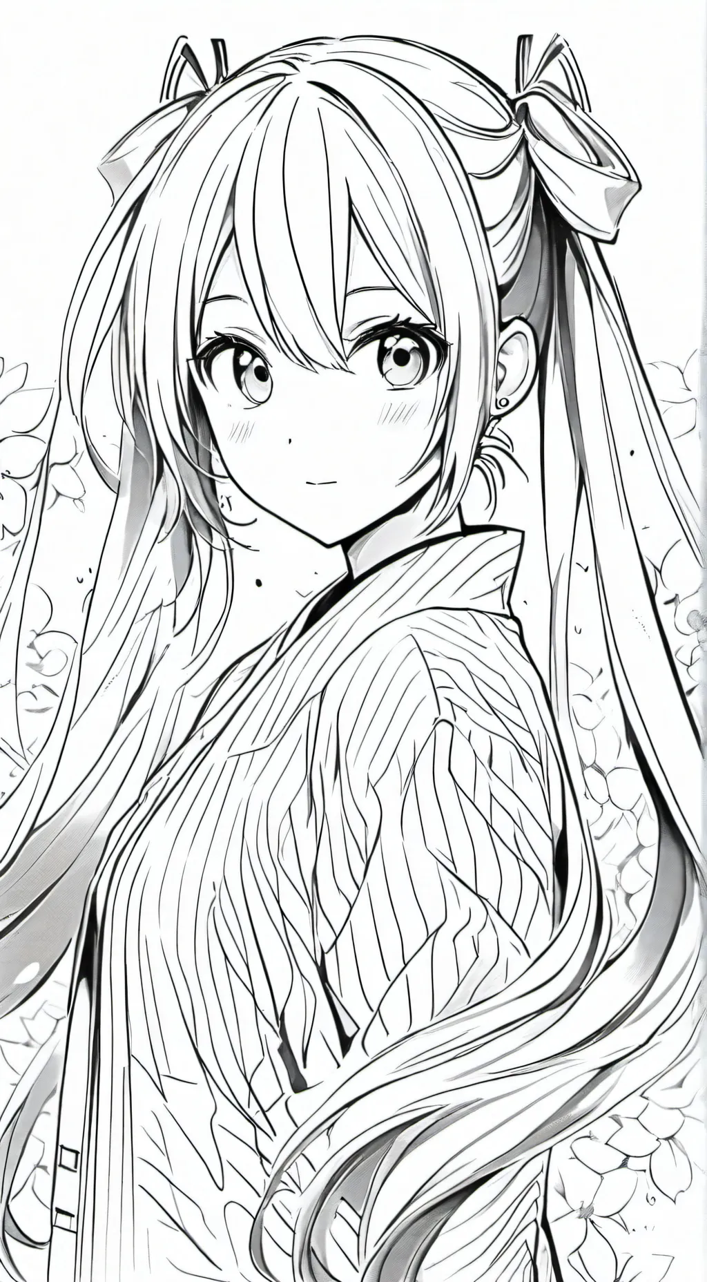 ai character: hatsuneu miku background