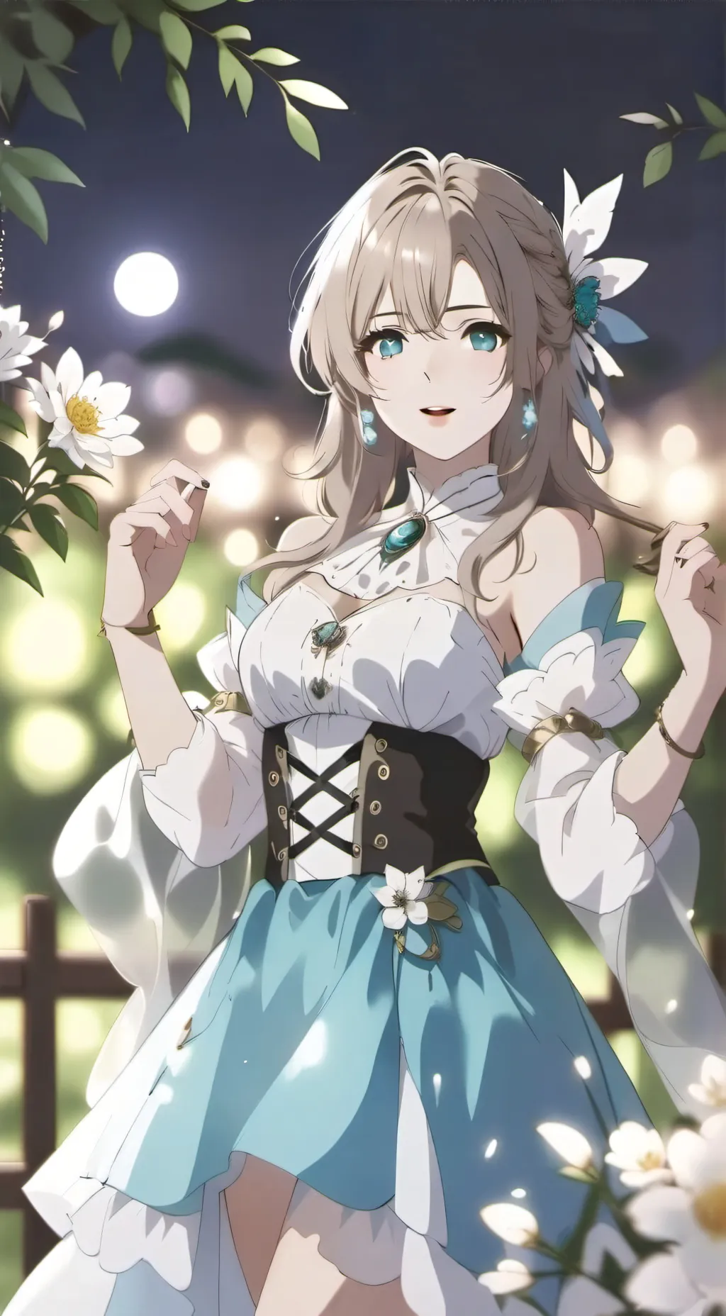 ai character: •Tu novia toxica• background