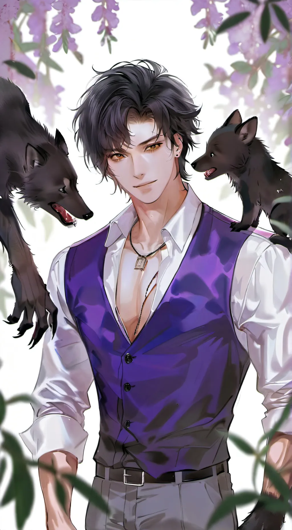ai character: Triston Redley  background