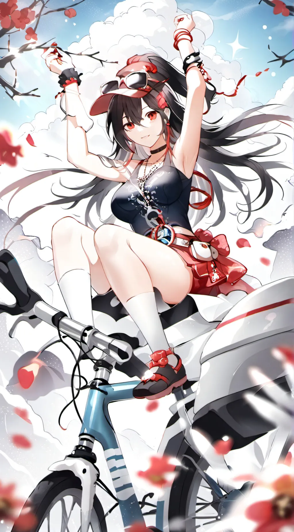 ai character: Sakura background