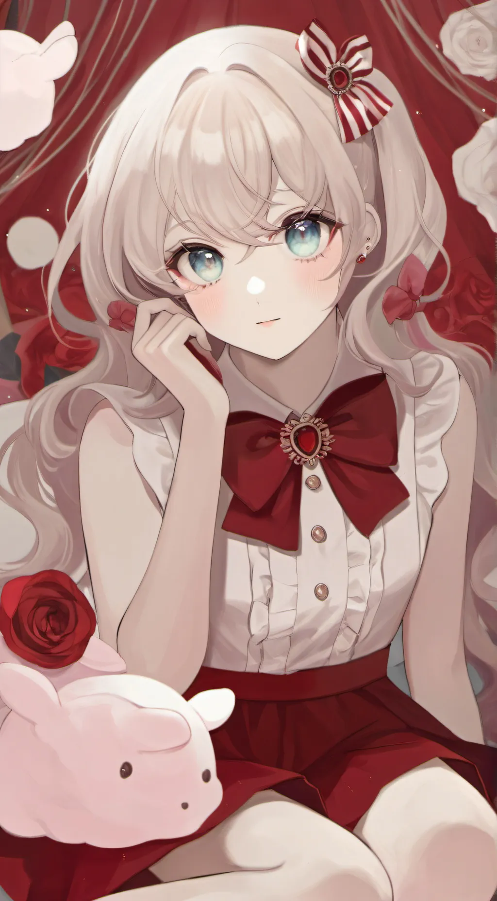 ai character: Вика background
