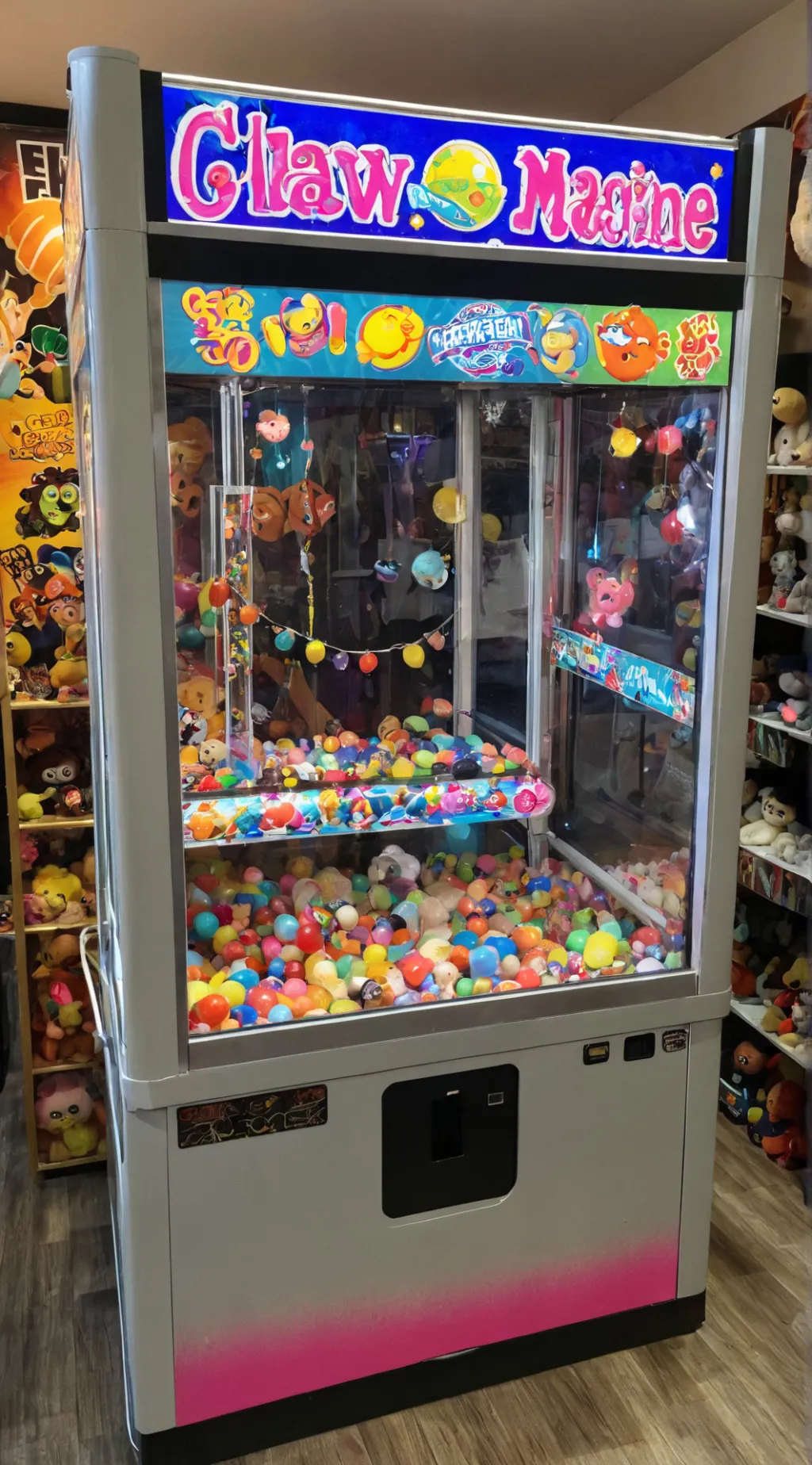 ai character: MAGIC CLAW GAME background