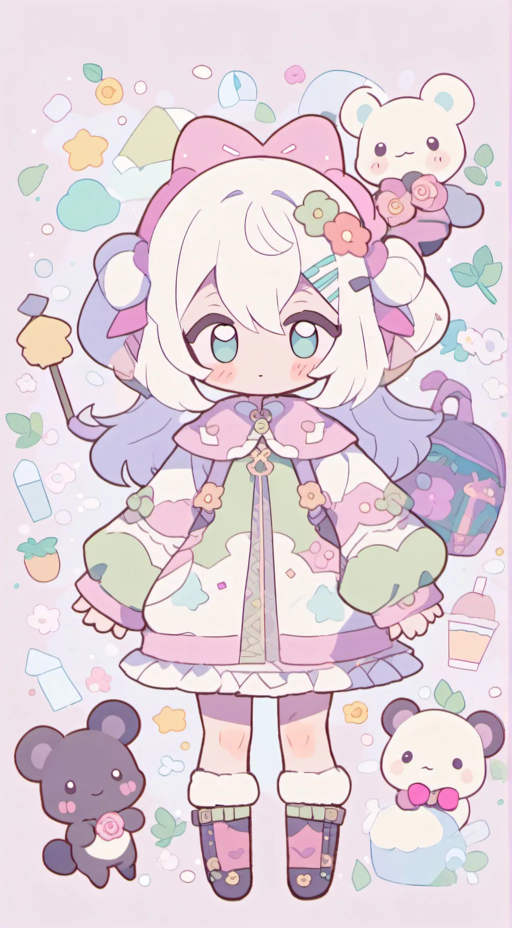 ai character: Melanytuptronaxd background