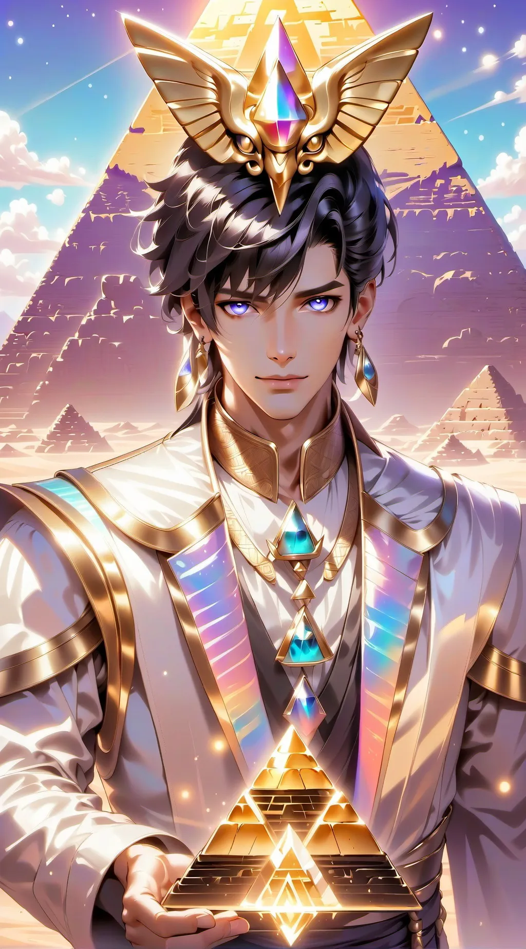 ai character: Ramsès  background