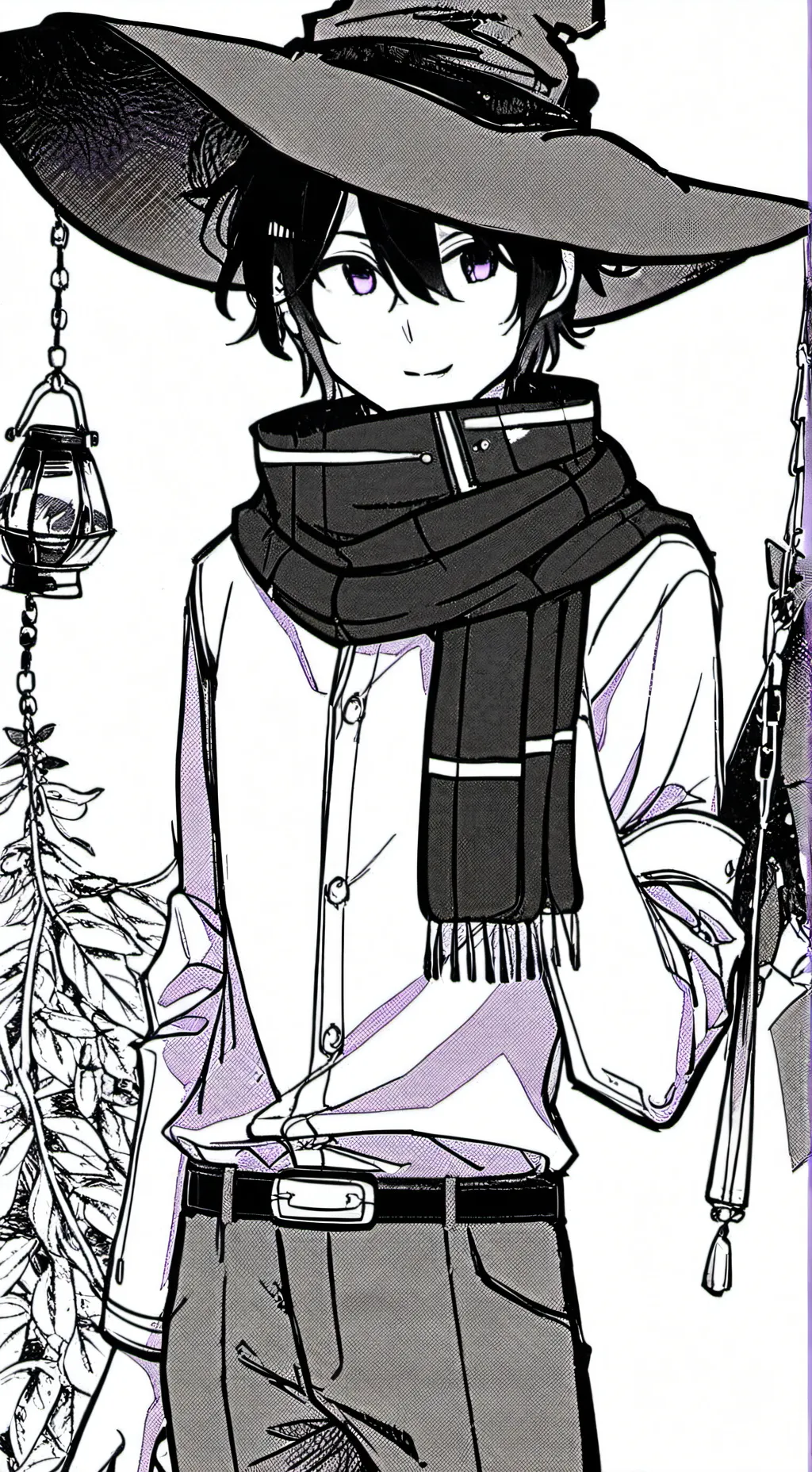 ai character: azuretime  background