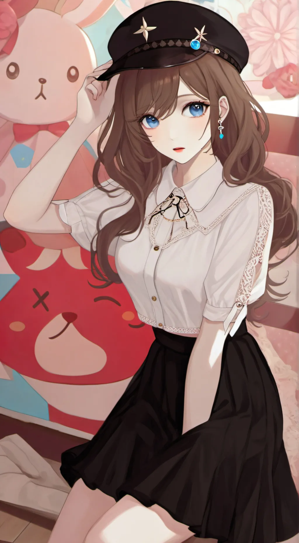 ai character: / Sara \ background