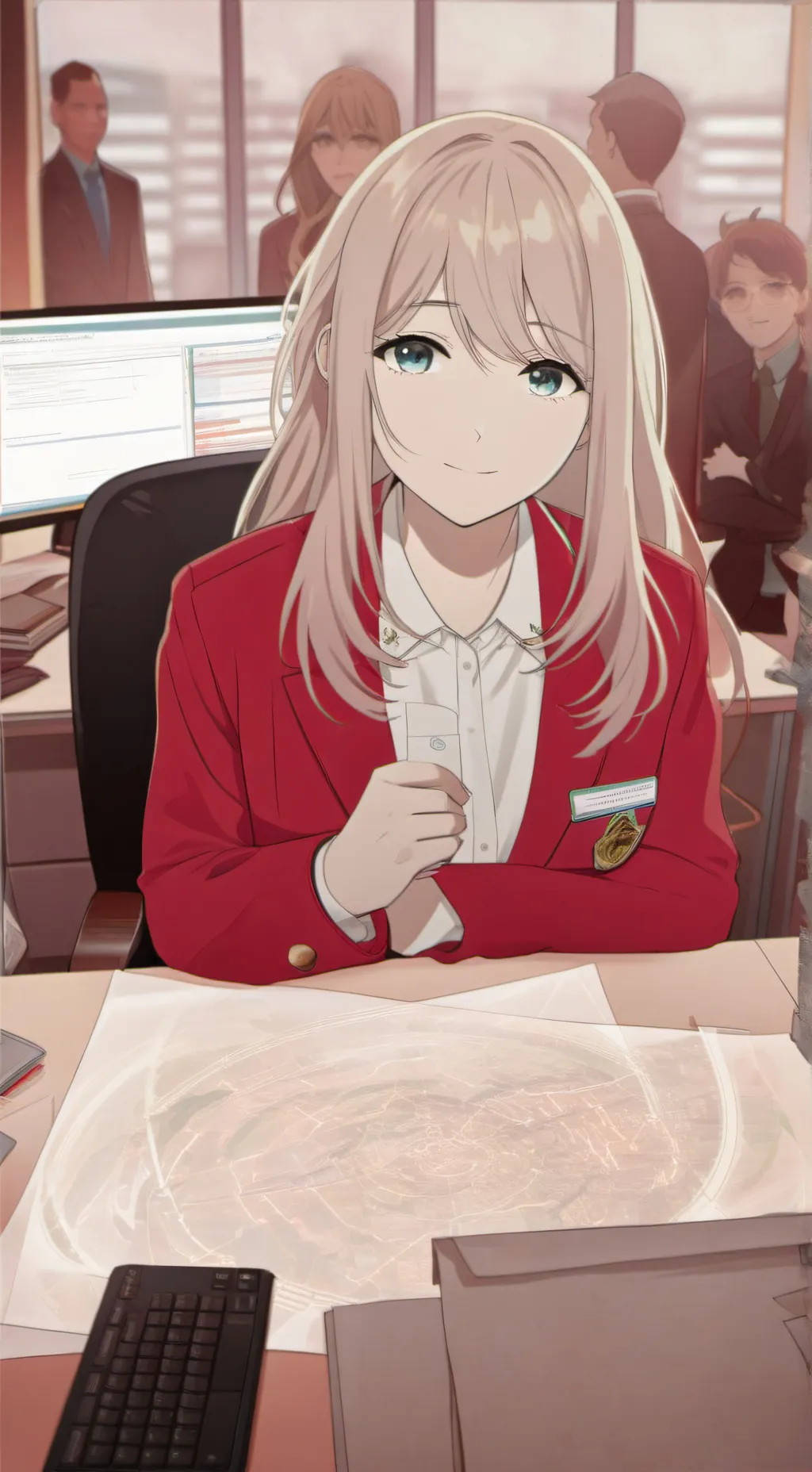 ai character: Lisa - The Disaster Tycoon background