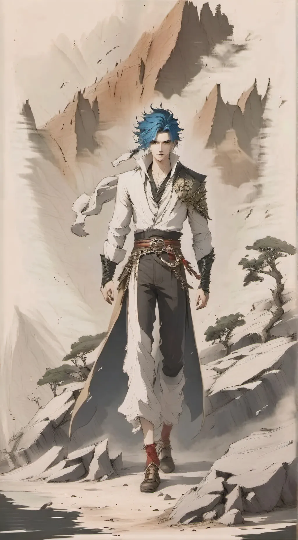 ai character: Ron.? background