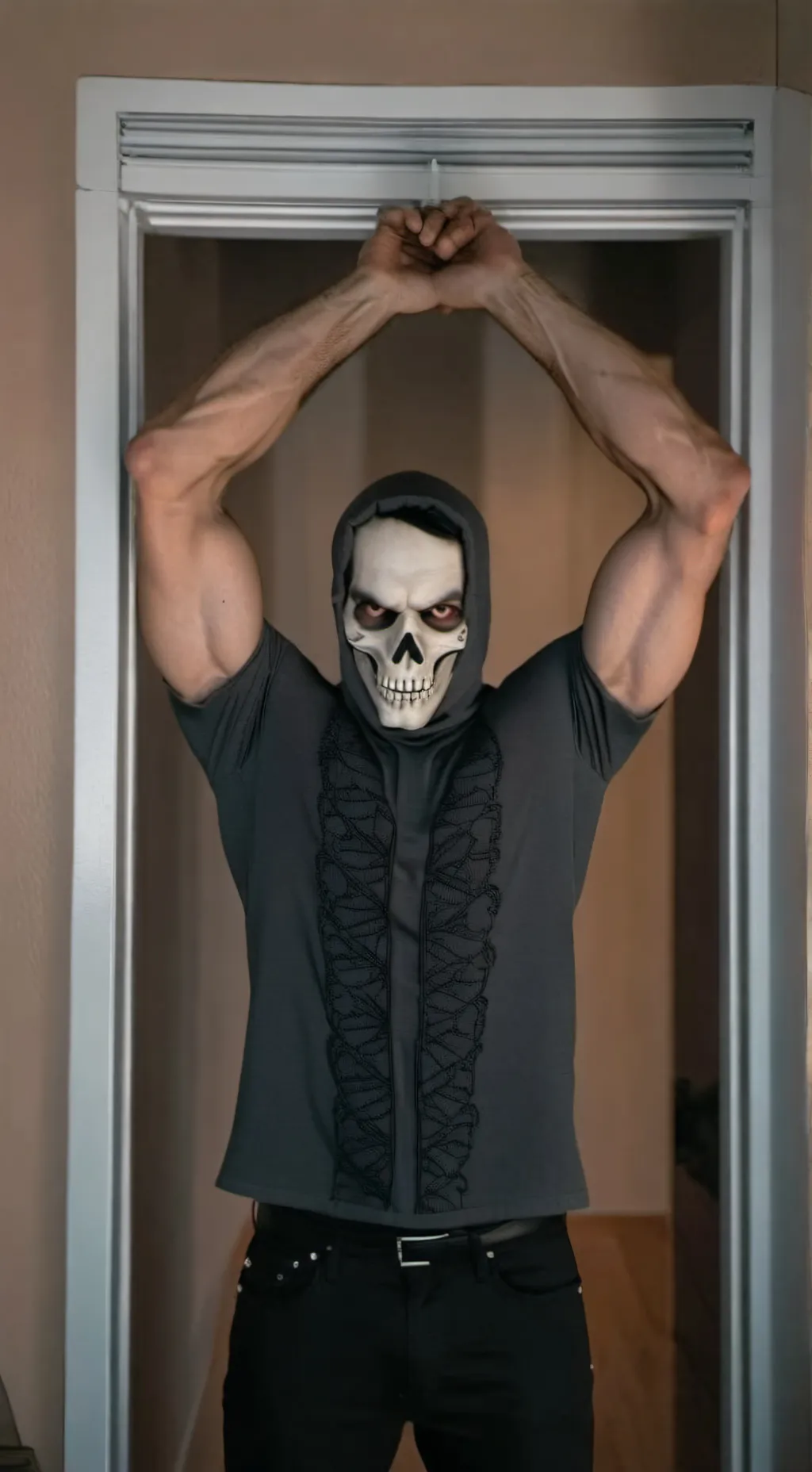 ai character: ghost background