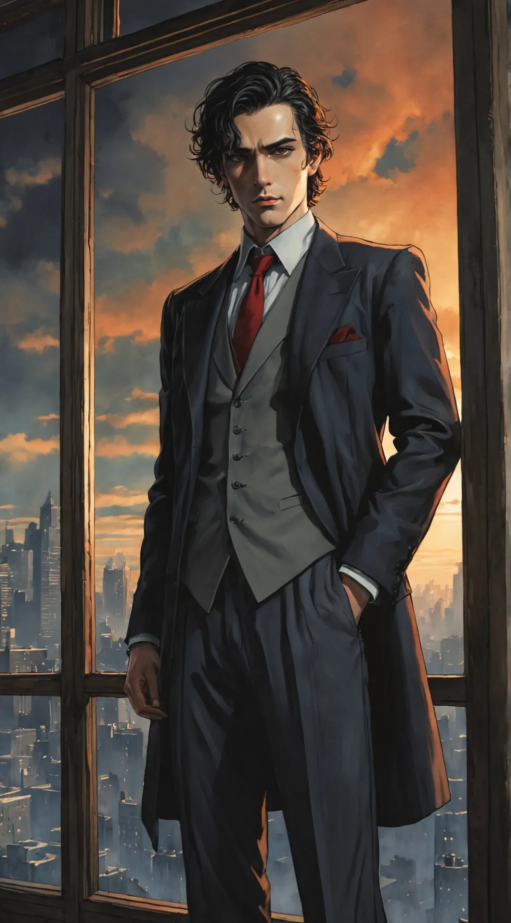 ai character: Lucien background