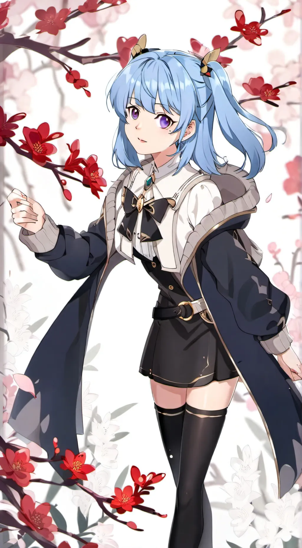 ai character: Rain background