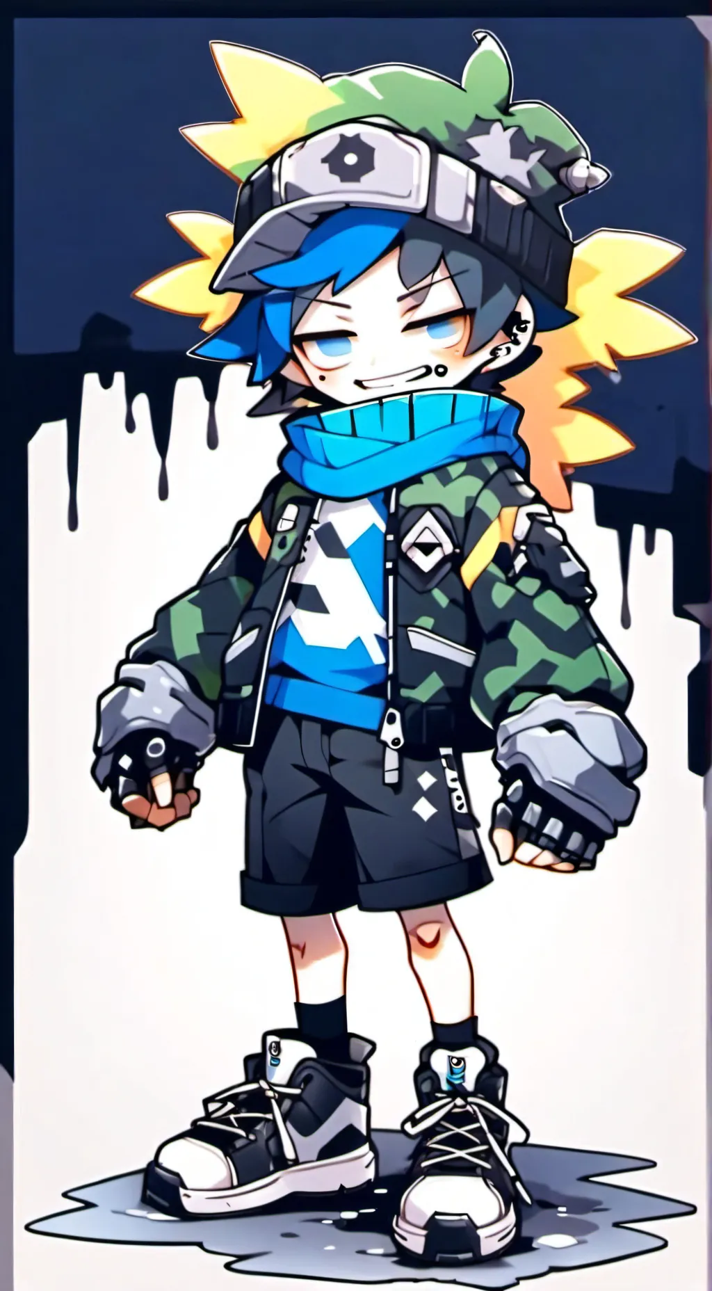 ai character: XiaoLingJr  background