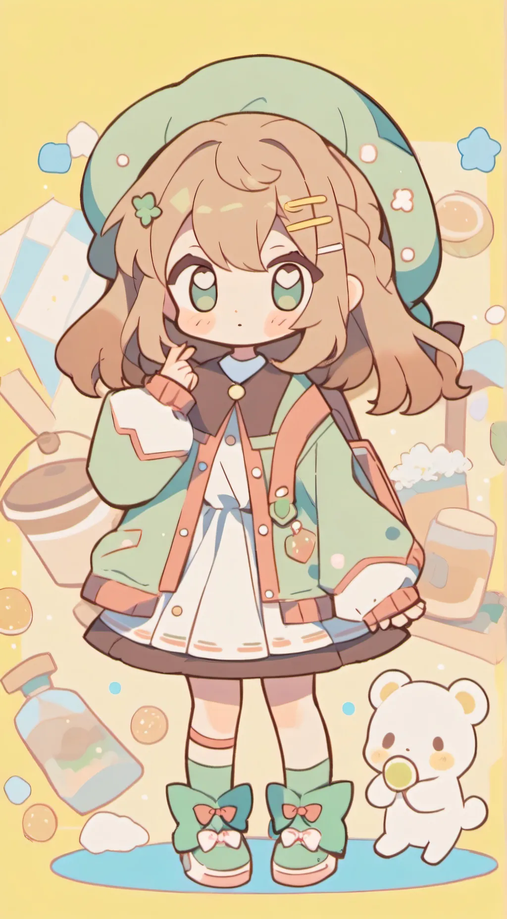 ai character: Lily  background