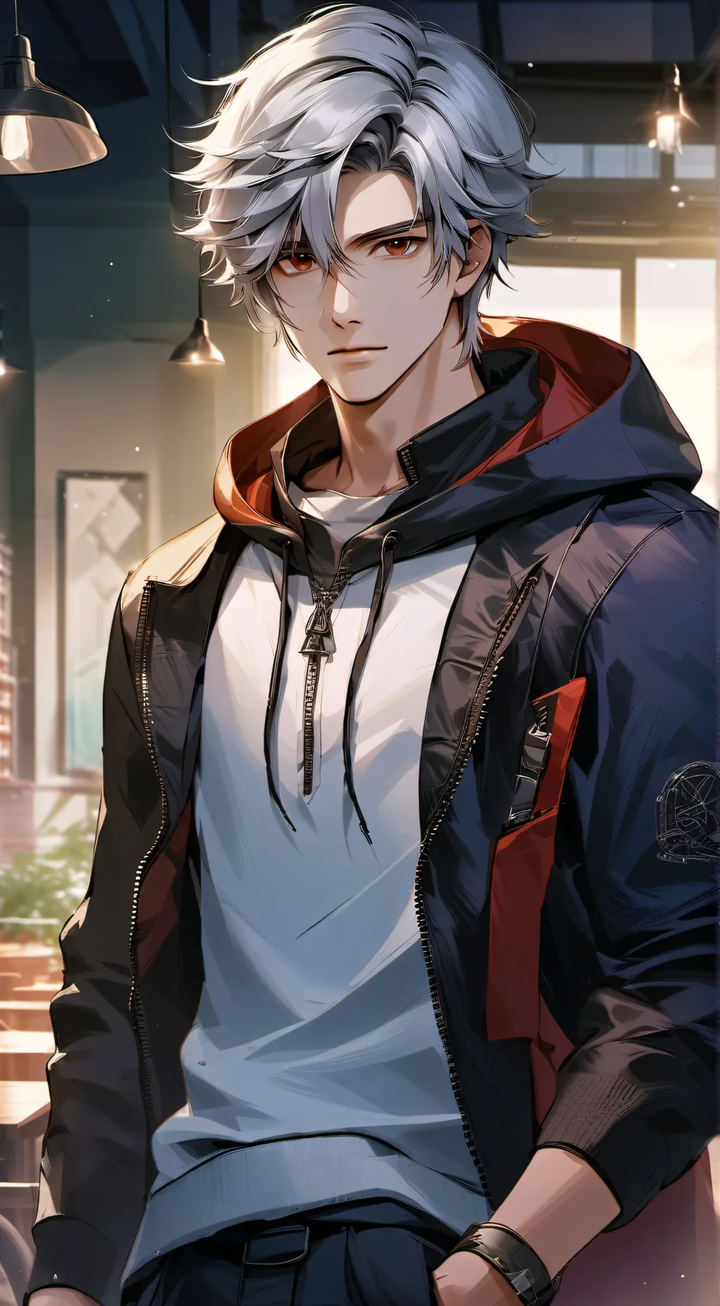 ai character: Max  background