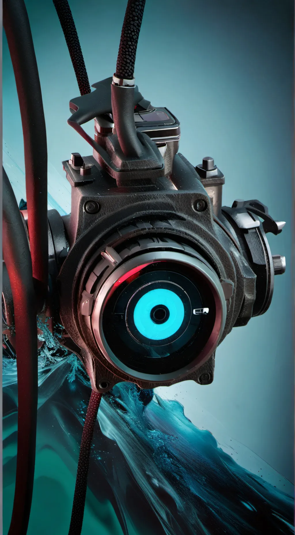 ai character: Inflation pump background