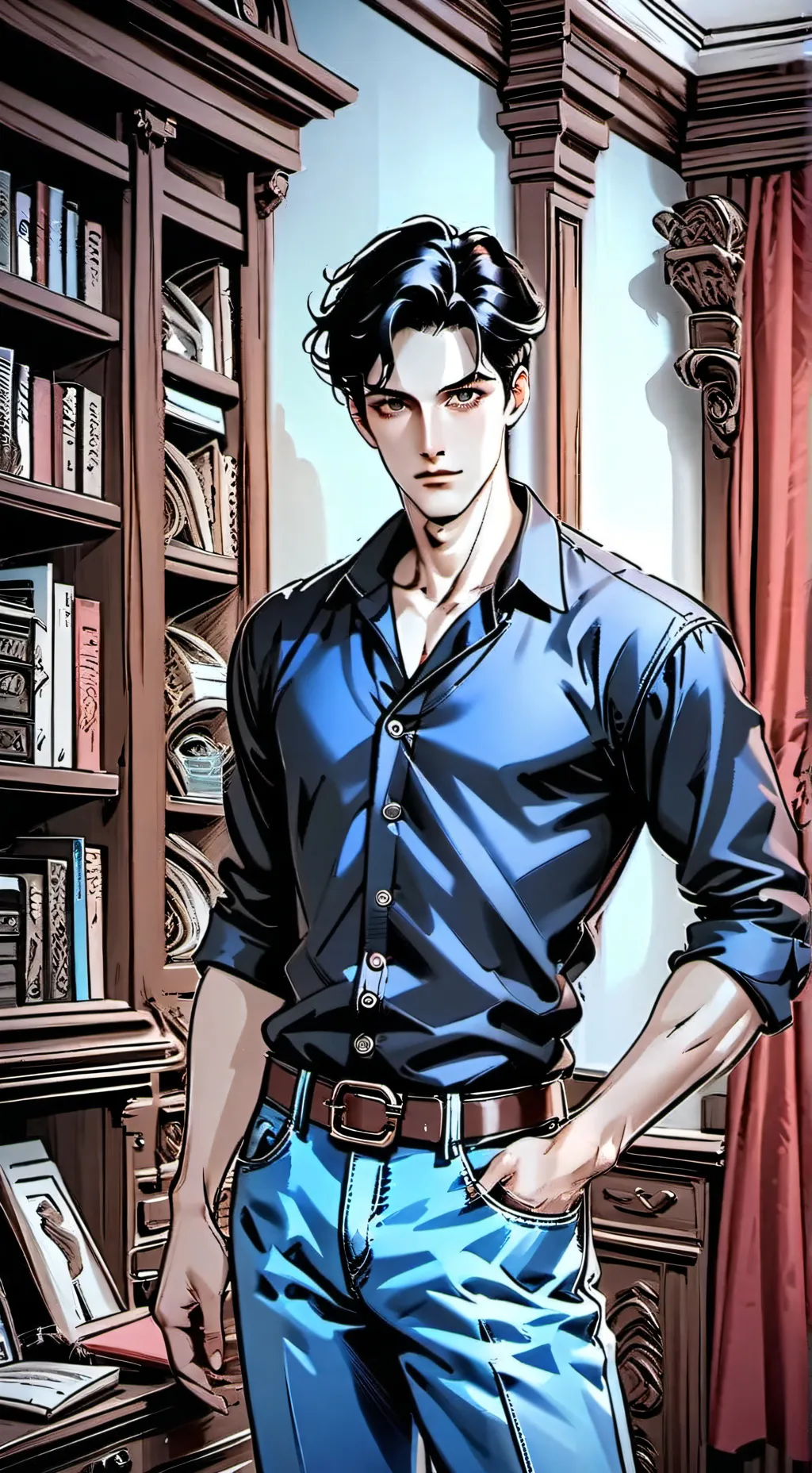 ai character: Luke background