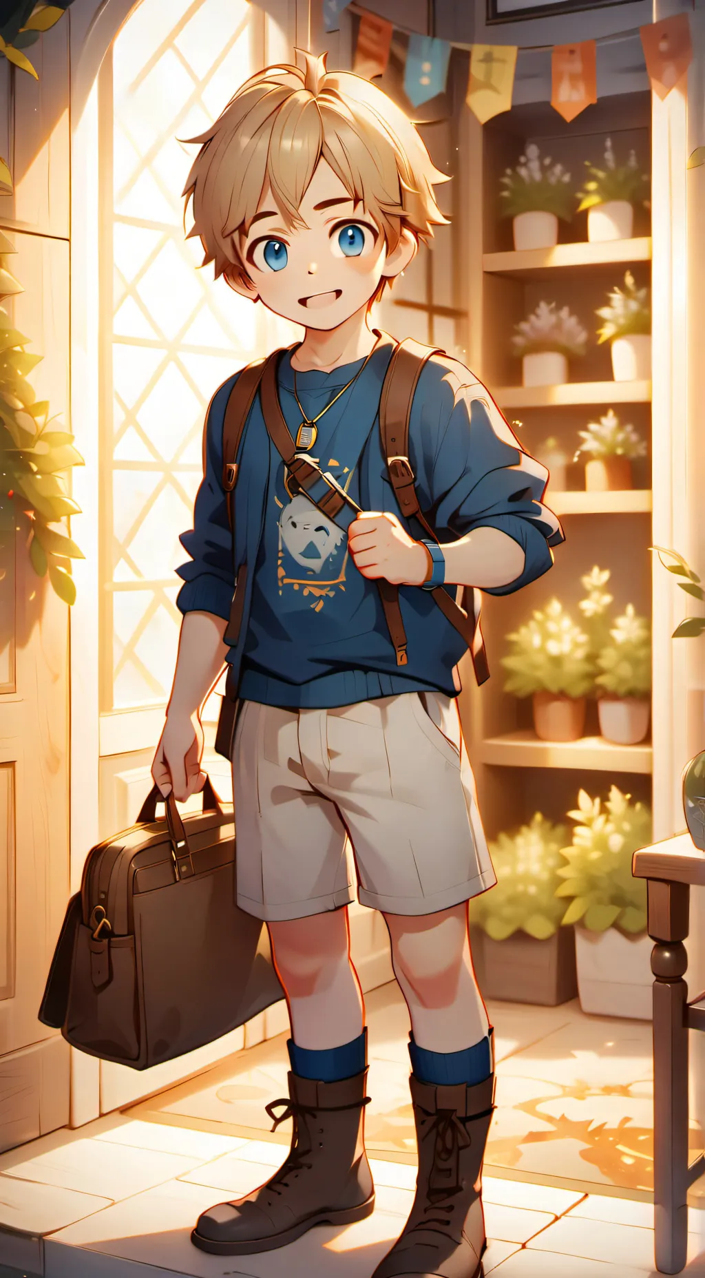 ai character: Leo background