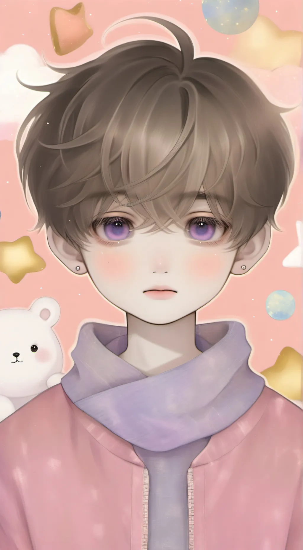 ai character: Leo(your lil Bro) background