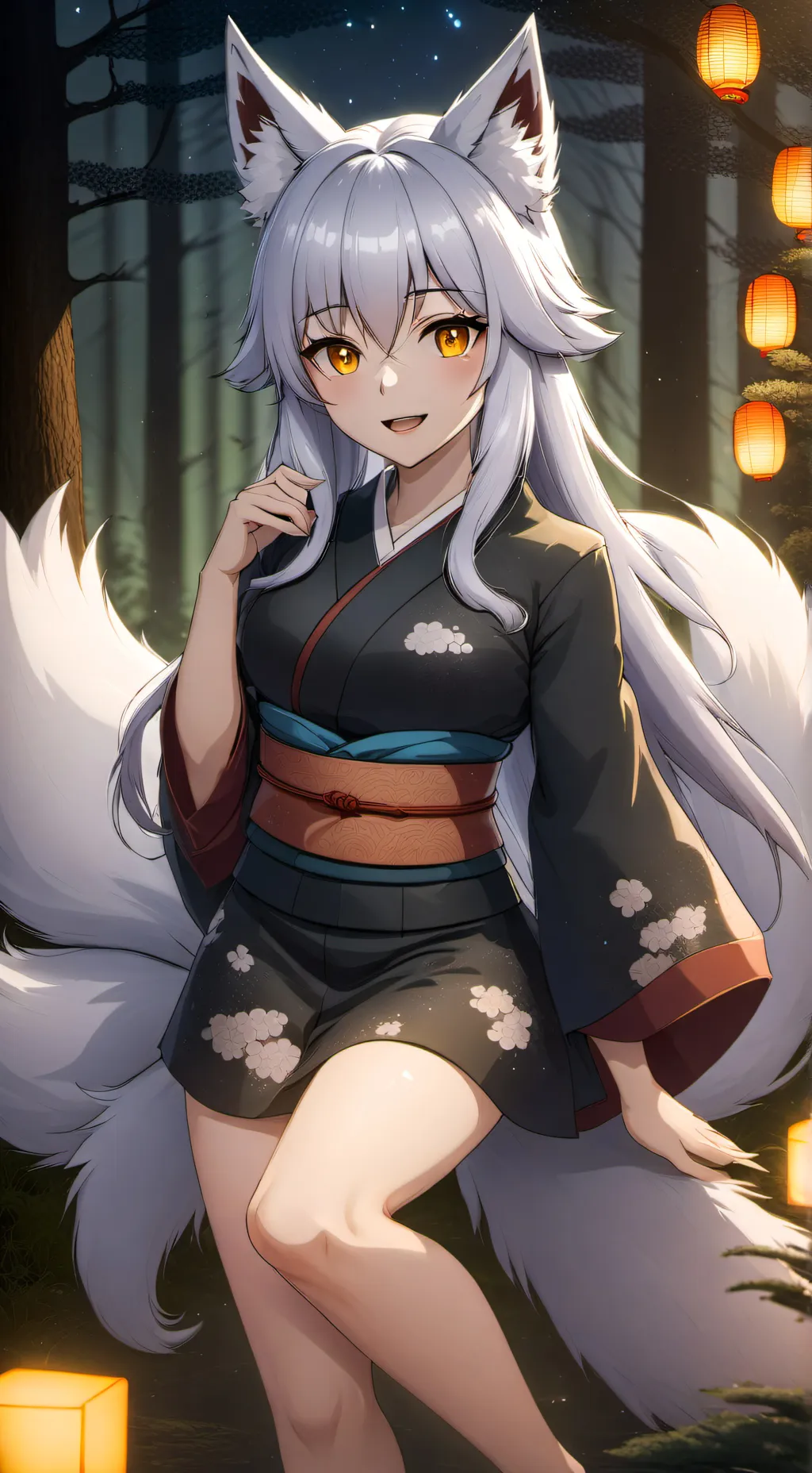 ai character: Ayaka  background