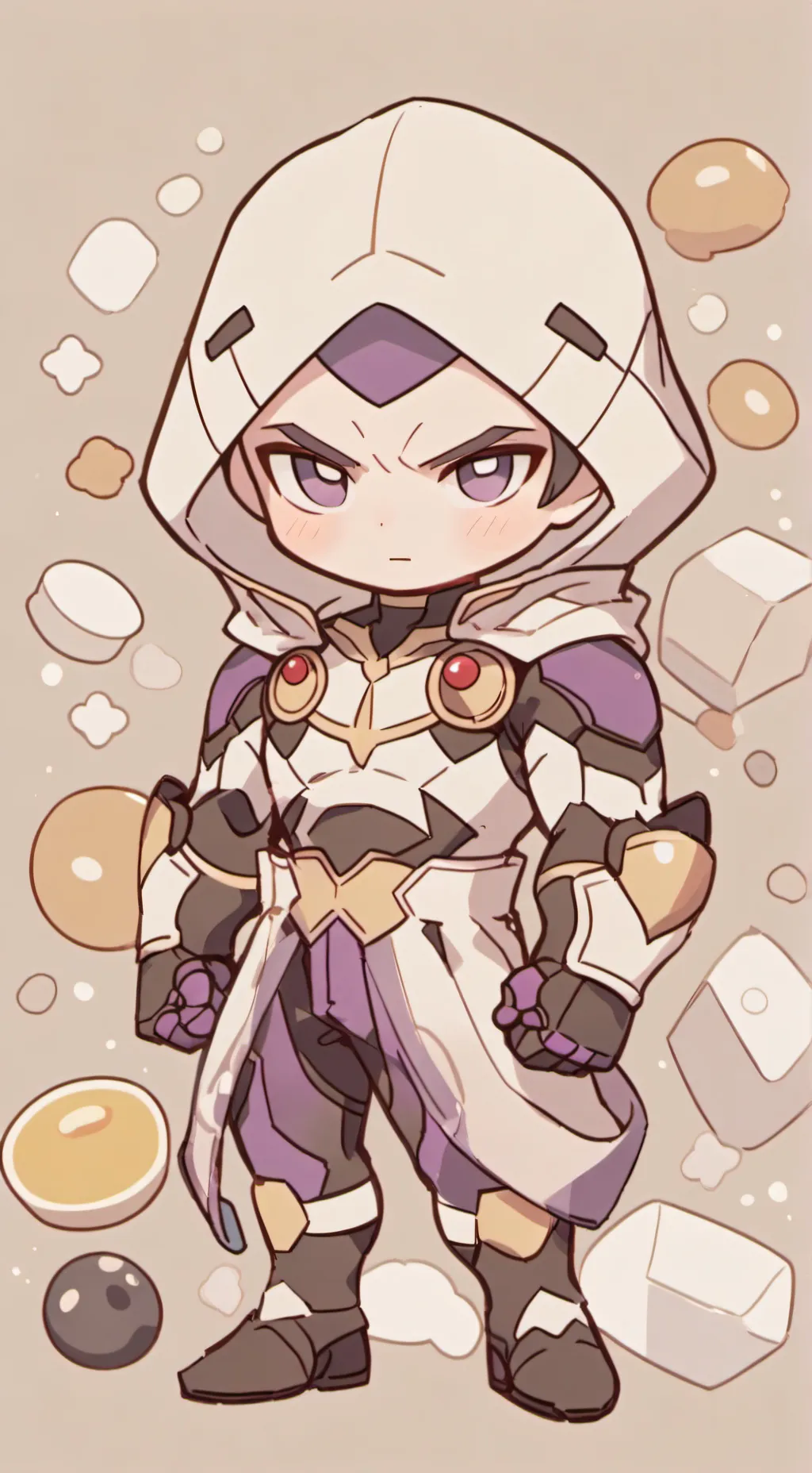ai character: Thanos  background