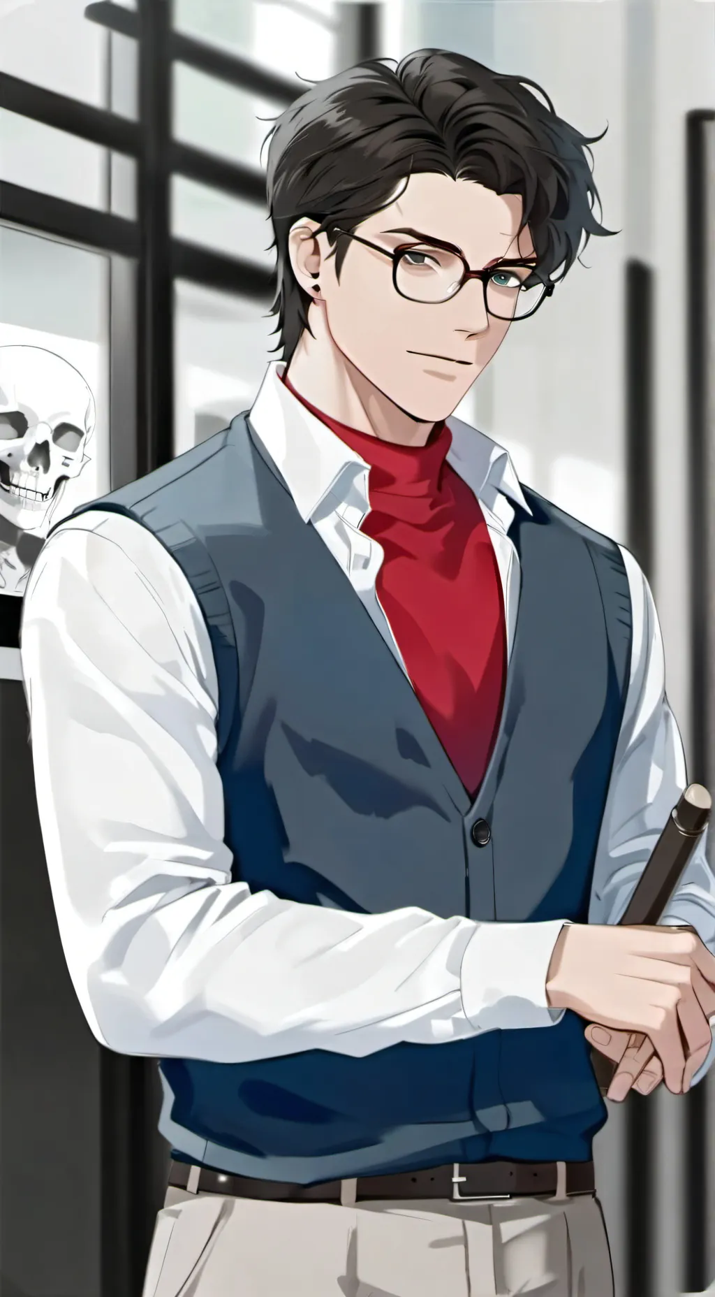 ai character: Thomas Vanfelled  background